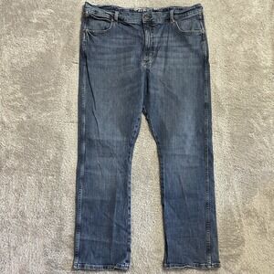 Wrangler Jeans Mens Size 40x34 Retro Slim Boot Cut Blue Denim Medium‎ Wash